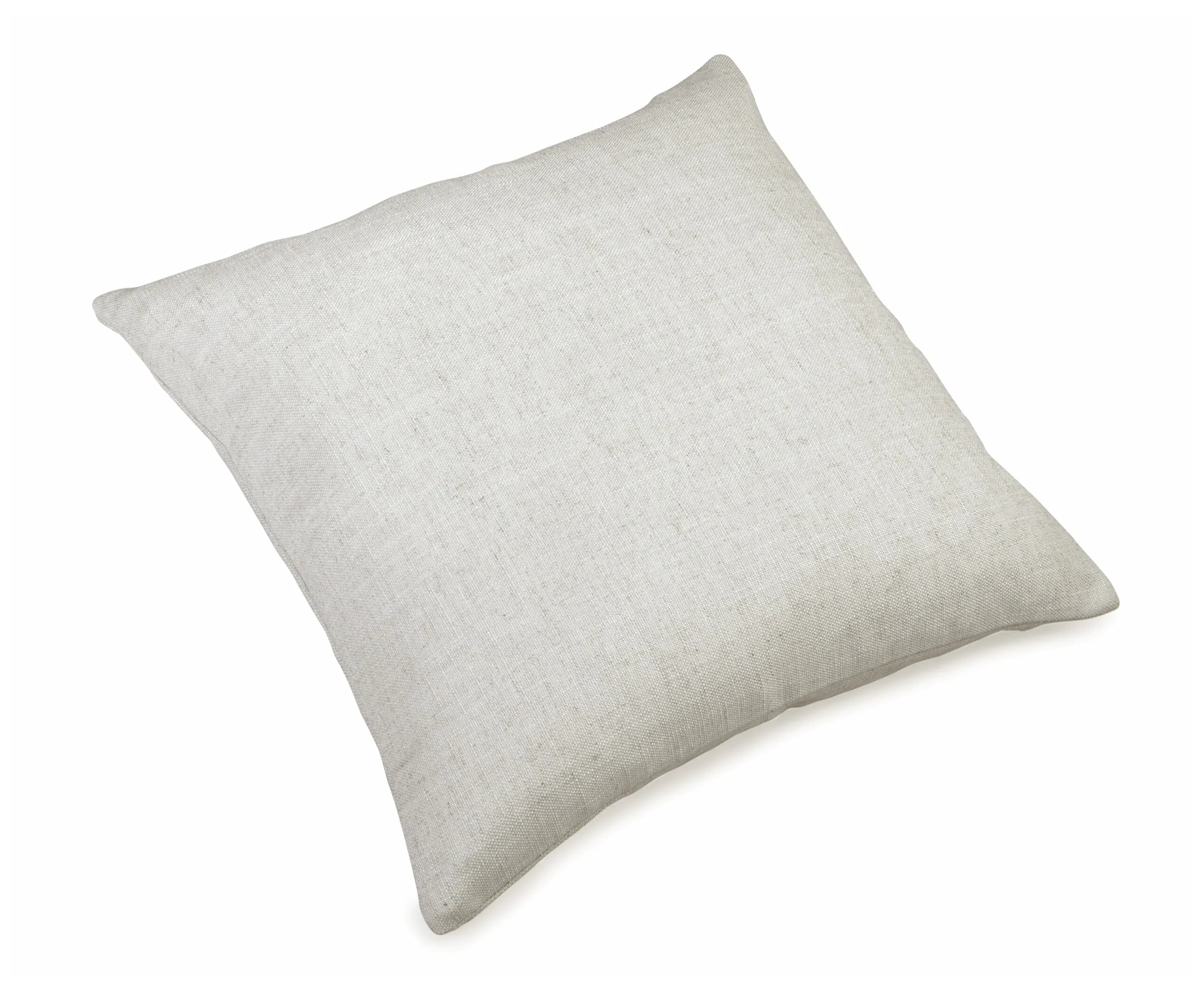 Pute 55 x 55 cm Velour Offwhite