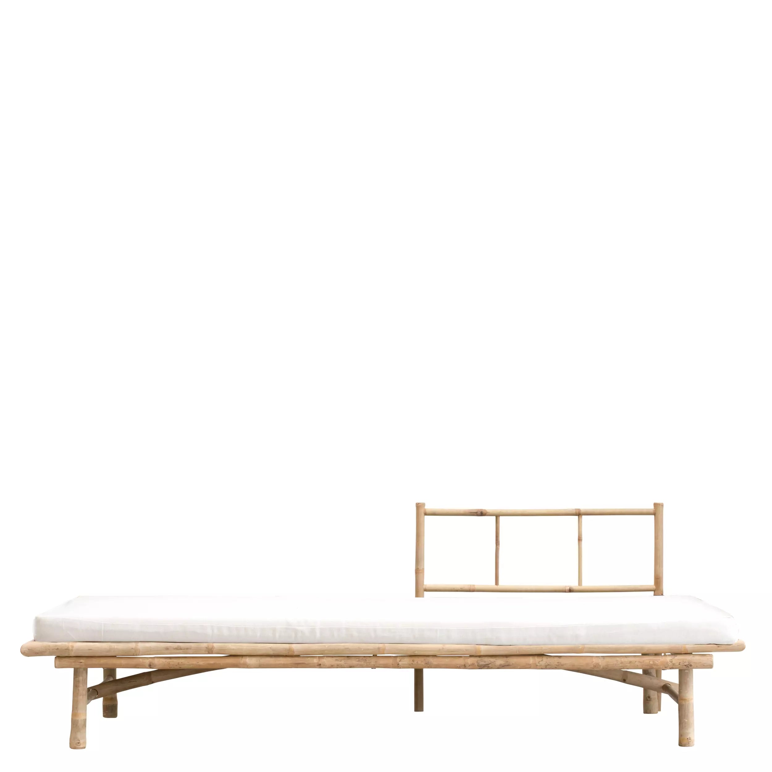 Lene Bjerre Mandisa Daybed m/pute Hvit Bambus 215x100x74cm