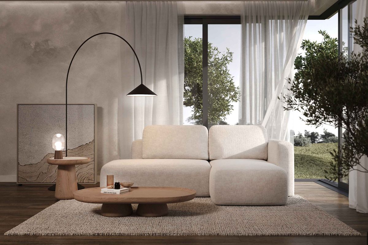 Sovesofa med sjeselong