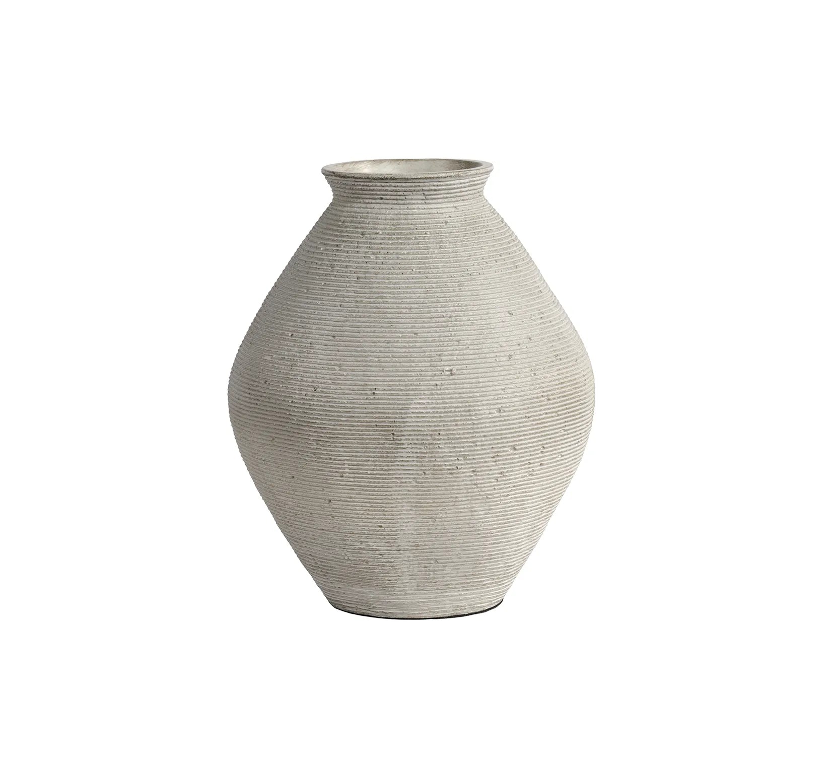 Vase Keramikk Beige Ø25 x H31 cm