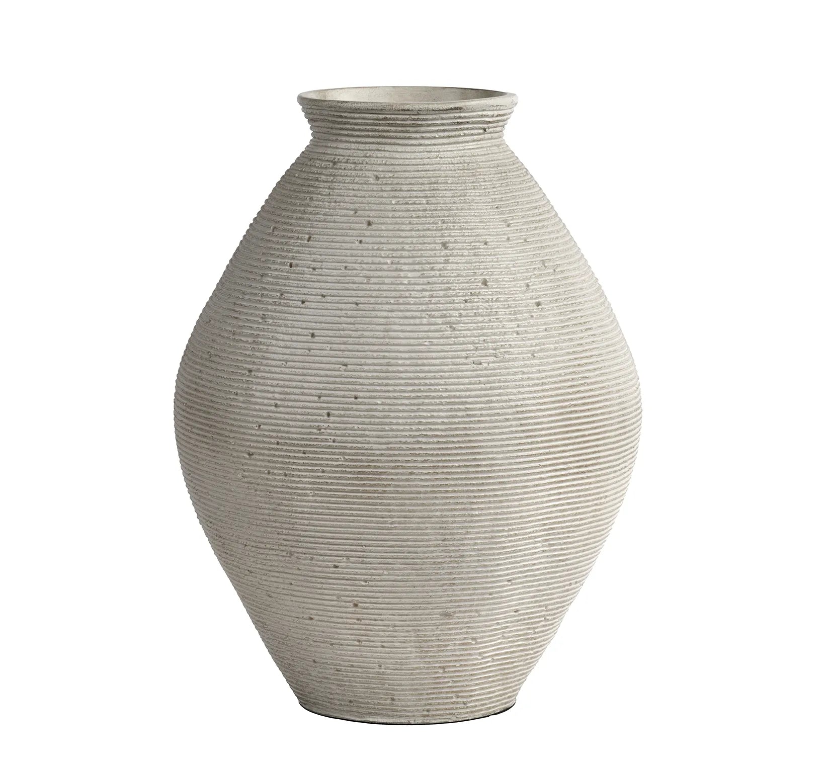 Vase Keramikk Beige Ø33 x H43 cm