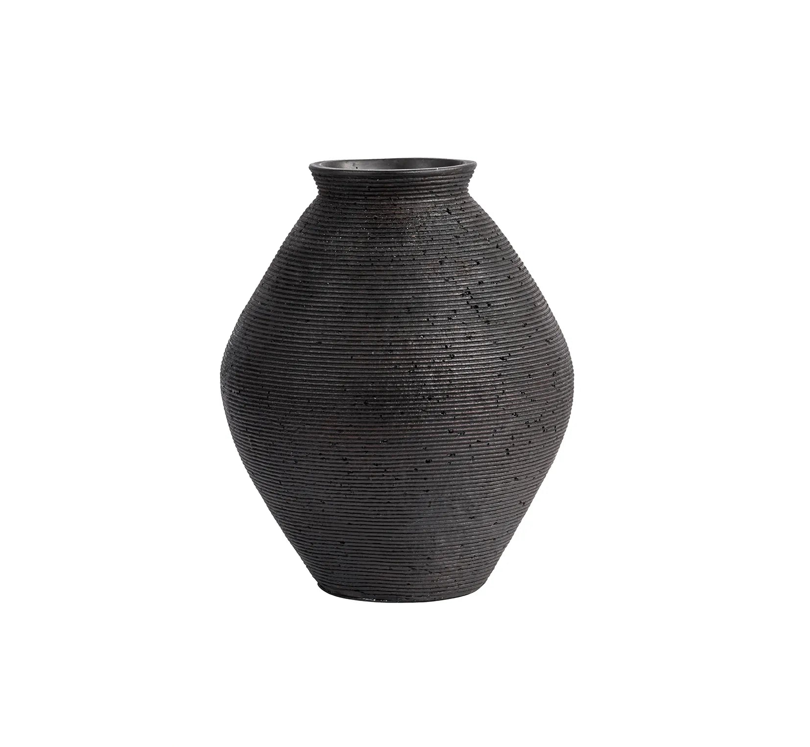 Vase Keramikk Dark Brown Ø25x H31 cm