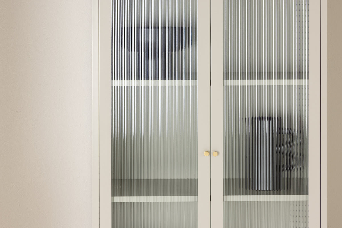 Vitrineskap Lima Beige