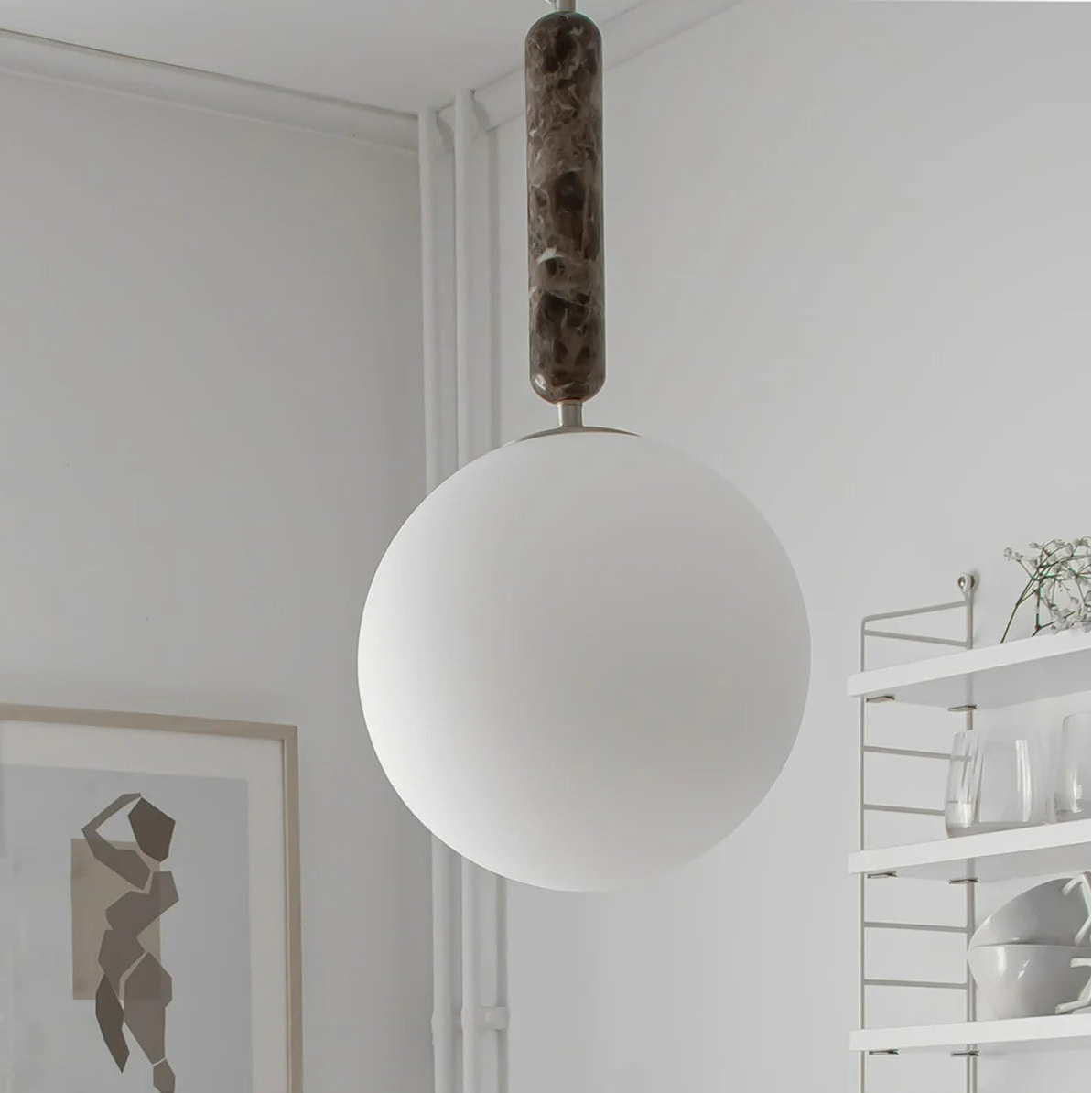 Pendant Torrano 30 Brown Marble