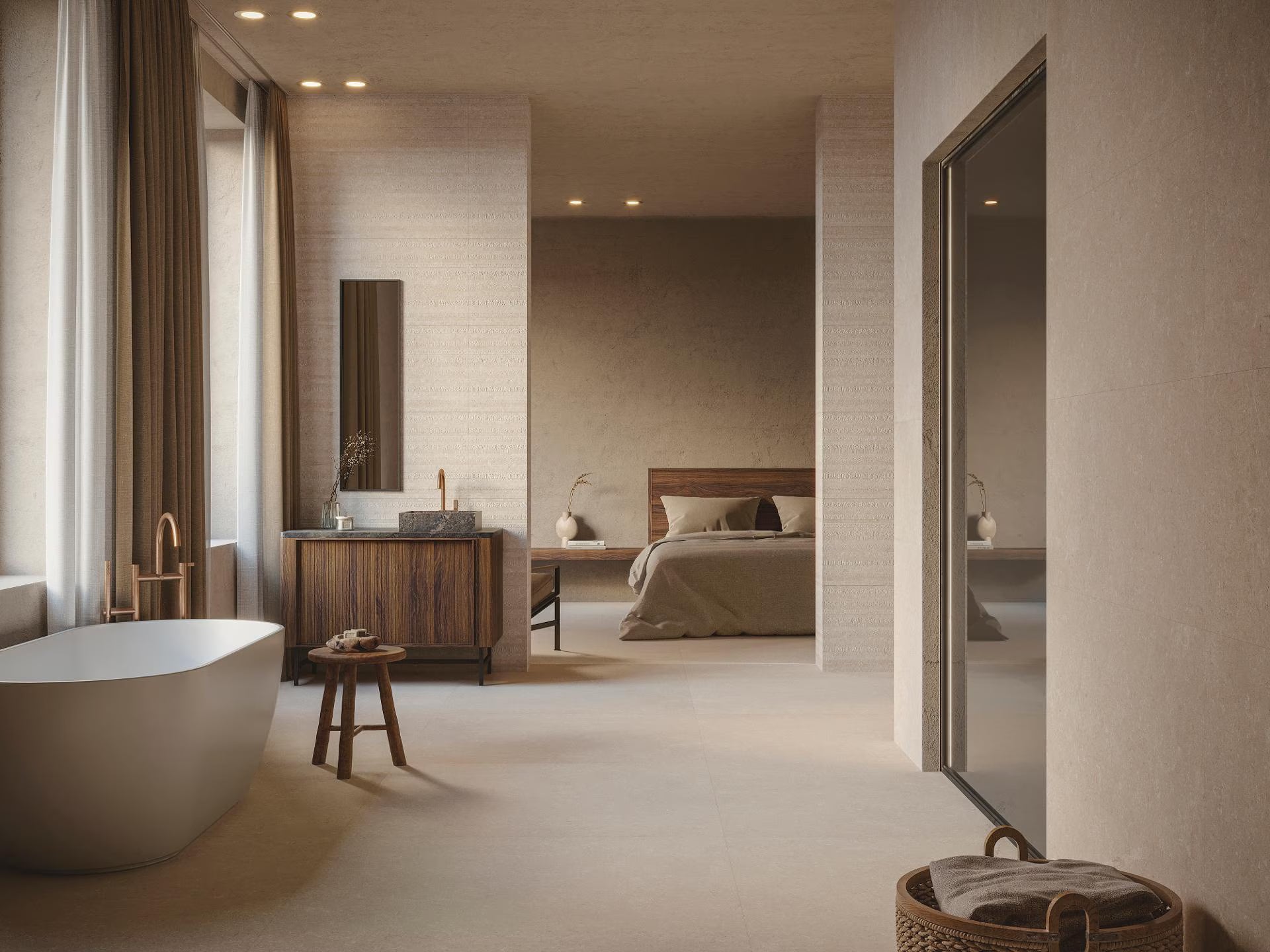 Coral Caliza Porcelanosa House of Home Stavanger