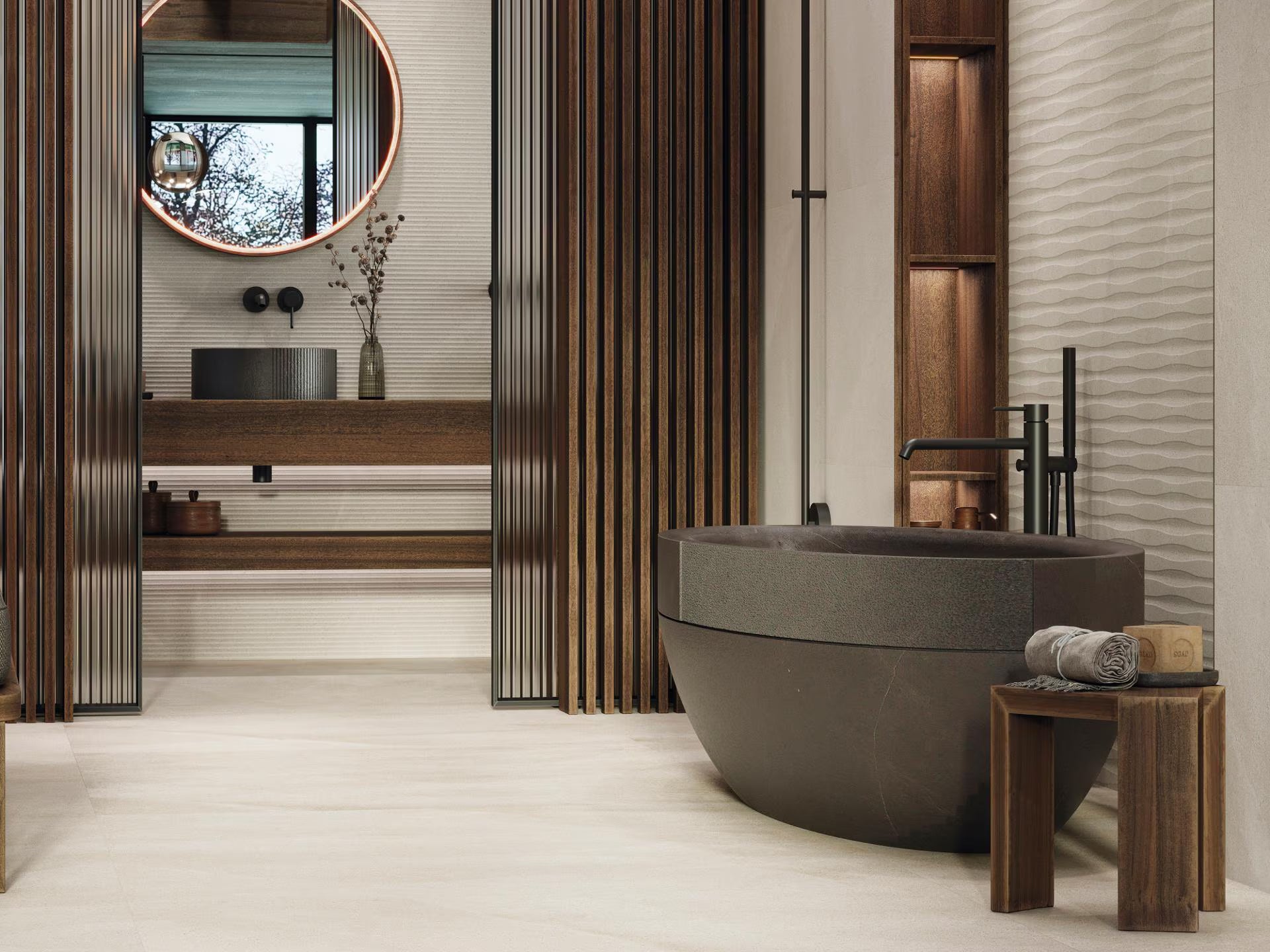 Limestone Bone Porcelanosa House of Home Stavanger