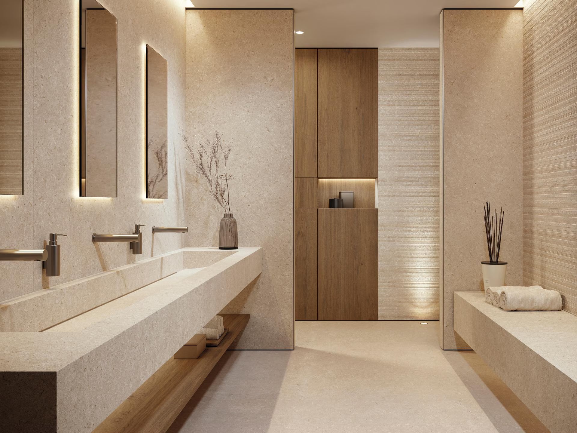 Coral Caliza Porcelanosa House of Home Stavanger