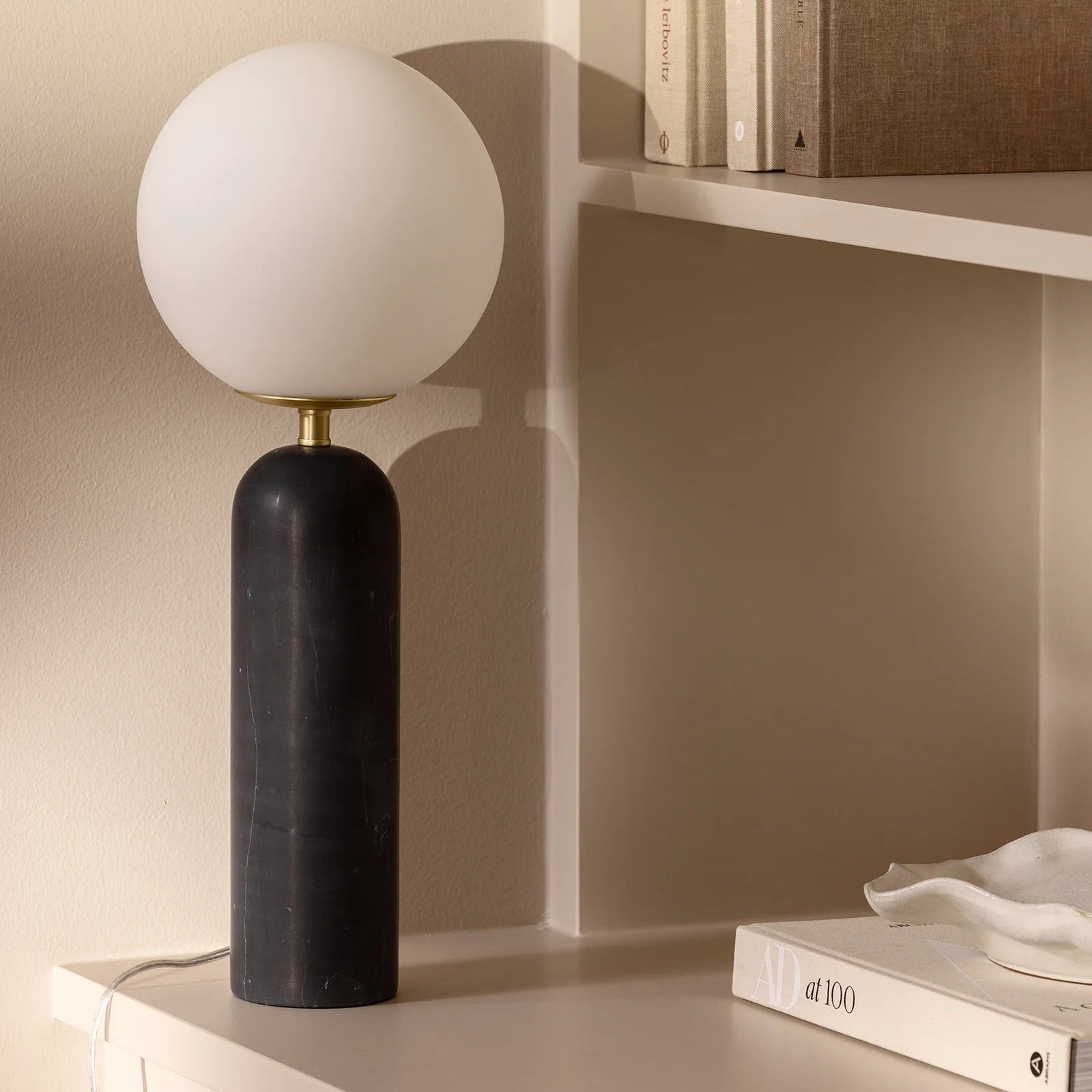 Bordlampe Torrano Black Marble