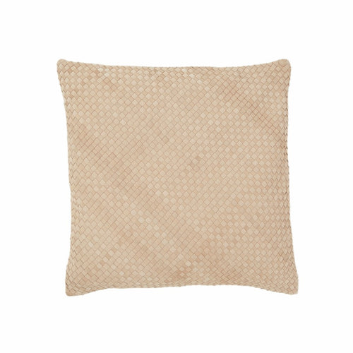 Vanessa - Pute m/dun Latte 50x50 Skinn