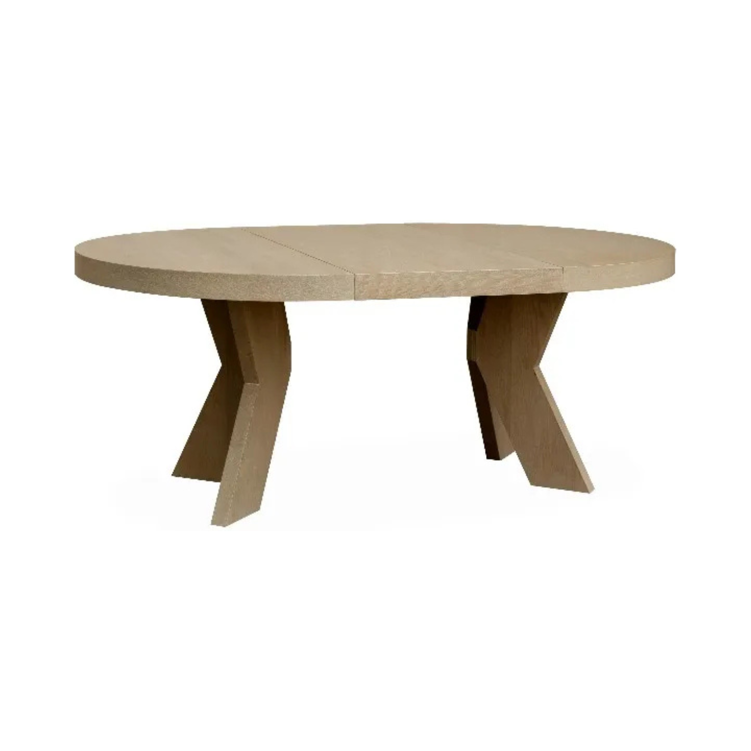 Spisebord Cleveland Ø150 x 75 cm Eik (med ileggsplater)