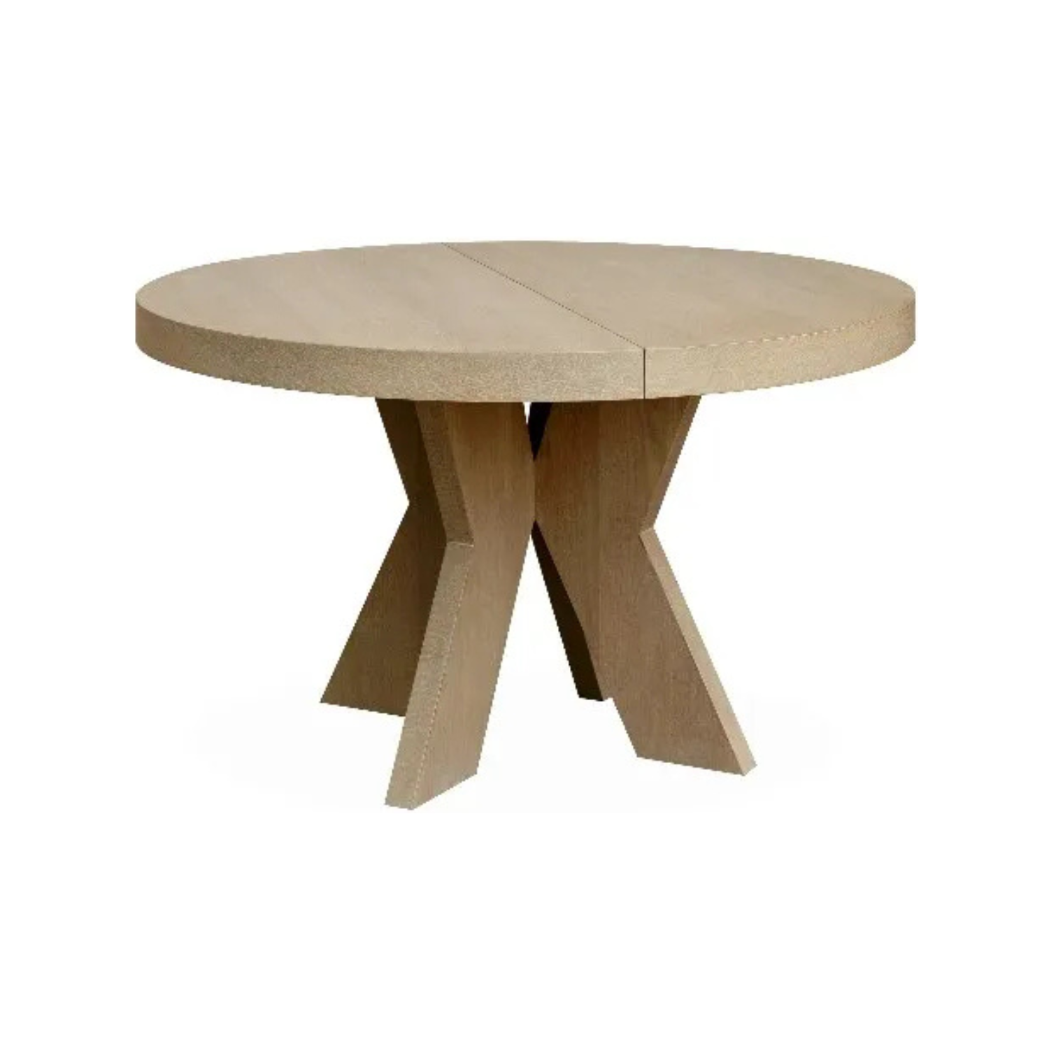 Spisebord Cleveland Ø135 x 75 cm Eik (med ileggsplater)