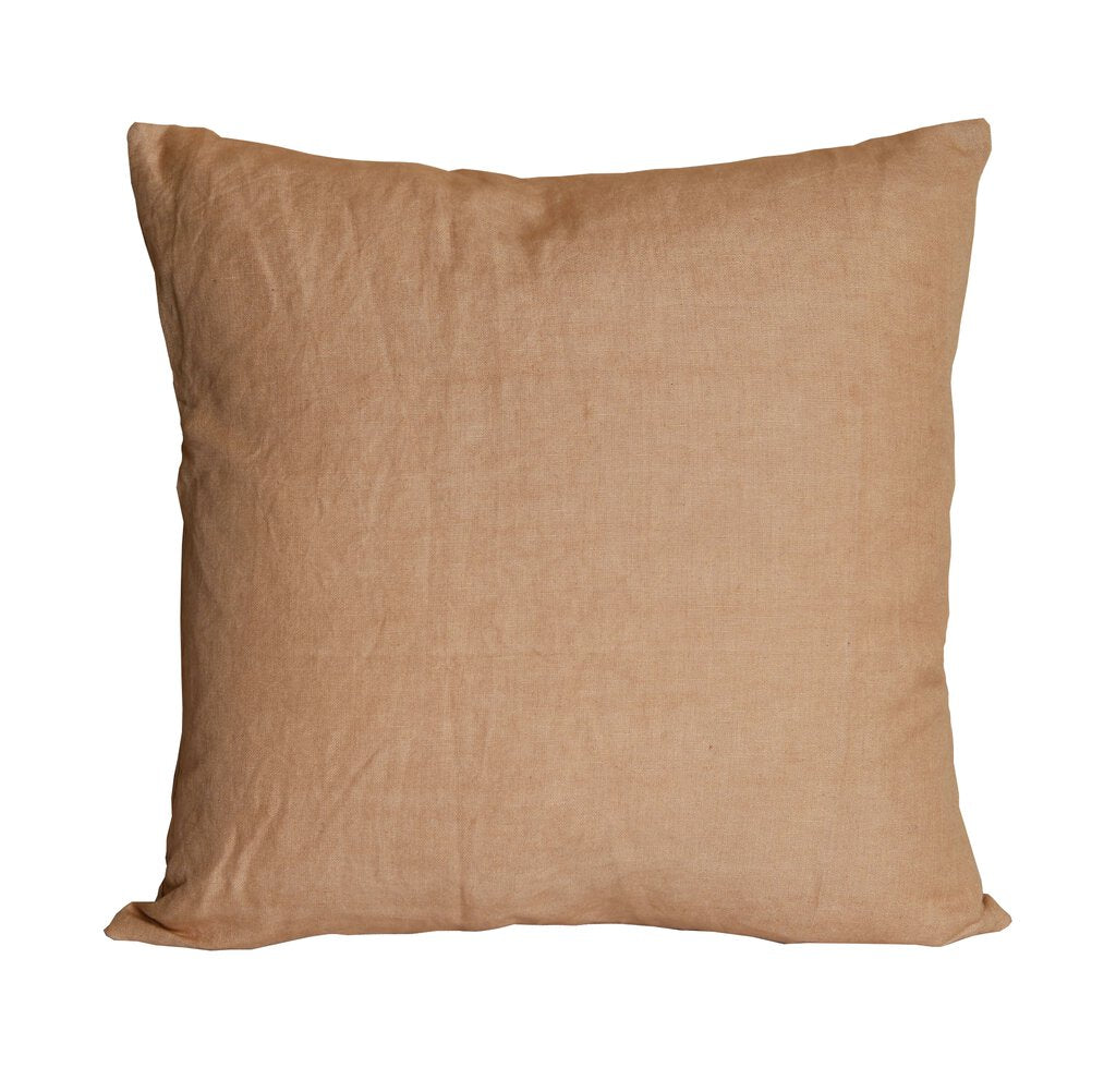 Oliver - Pute m/dun Toffe 50x50 100% Lin