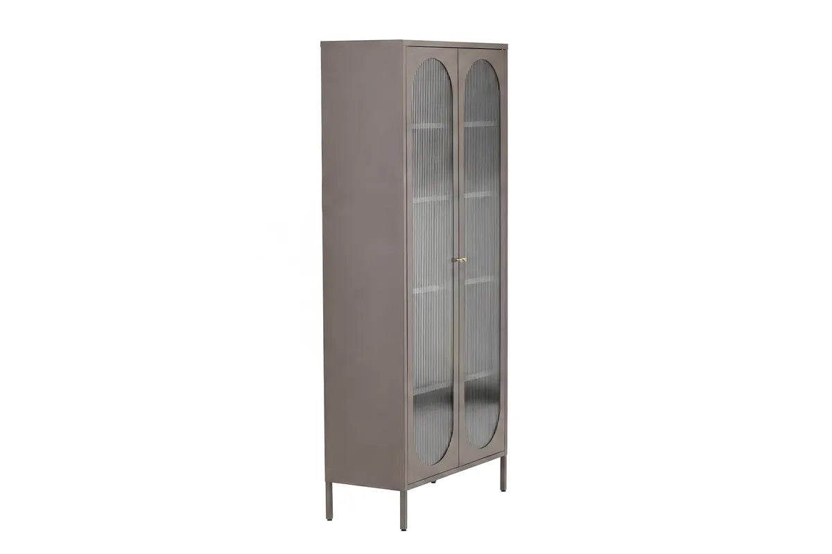 Vitrineskap Lima Beige Brown